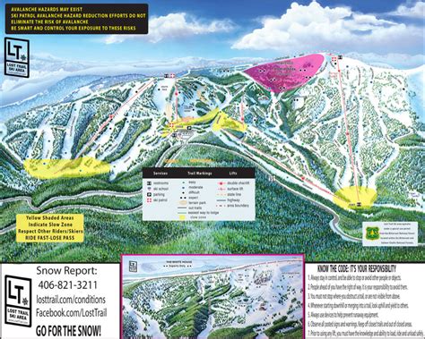 Lost Trail Powder Mountain Trail Map | SkiCentral.com