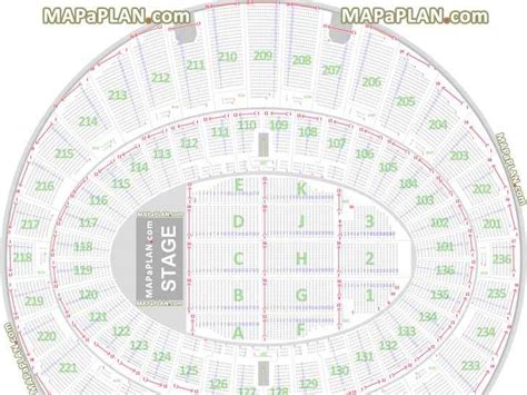 The Kia Forum Inglewood Inglewood seat numbers detailed seating chart ...