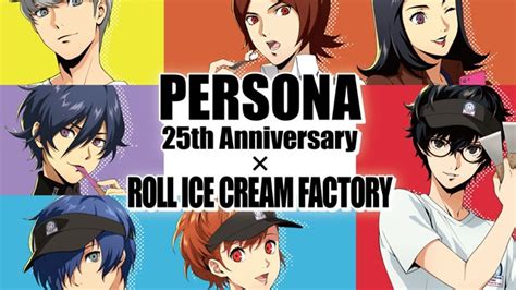 Persona 25th Anniversary Collaboration Art Includes Ice Cream - Siliconera