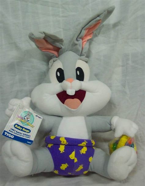 Tyco 1997 Baby Looney Tunes BABY BUGS 16" Plush STUFFED ANIMAL Toy NEW | eBay