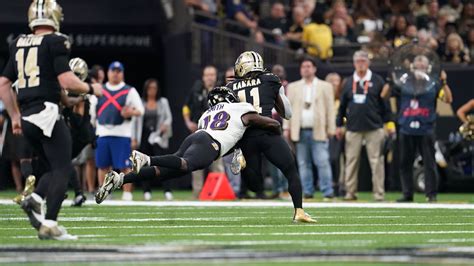 Hello Roquan! Roquan Smith Blasts Alvin Kamara for First Big Play as ...