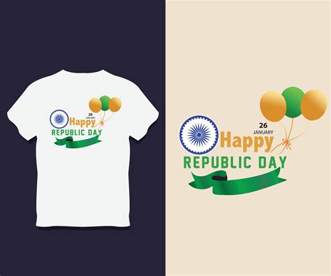 Indian republic day Typography T shirt Design with Vector 16593073 ...