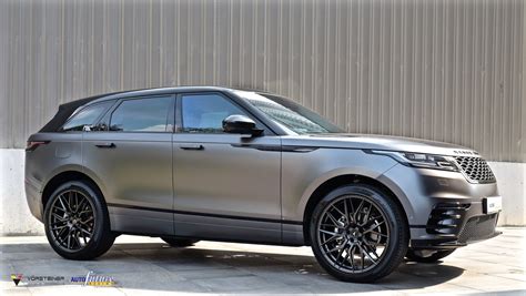 Range Rover Velar Grey with Vorsteiner V-FF 107 Aftermarket Wheels ...