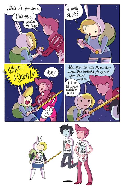 Fionna And Cake Comic When fionna rescues a feral flame boy from a pack ...