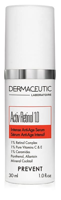 Full ingredients list Dermaceutic Activ Retinol 1%