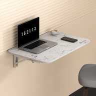 Portronics My Buddy L Folding Wall Mounted Study Table Wood Portable Laptop Table Price in India ...