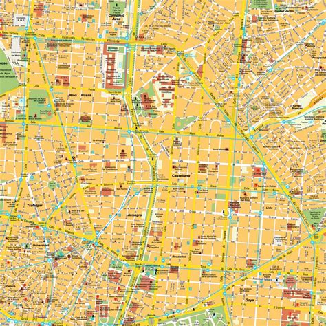 Map of Madrid, Spain - Free Printable Maps