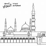 11 Gambar Mewarnai Masjid Nabawi Dunia – Bilarasa sketch template