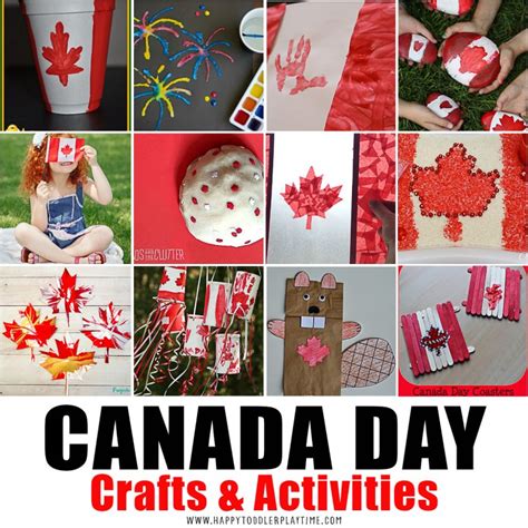 17+ Canada Day Crafts & Activities for Kids - HAPPY TODDLER PLAYTIME