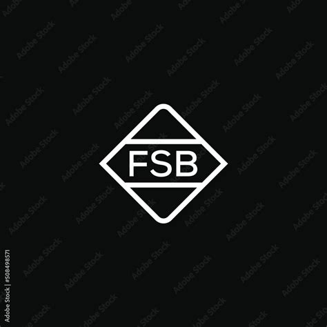 FSB 3 letter design for logo and icon.FSB monogram logo.vector ...