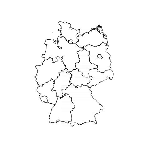 5 Free Printable Labeled and Blank Map of Germany with Cities in PDF (2022)