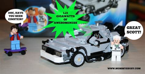 It's About Time the Lego Back to the Future DeLorean Arrived - MommysBusy.com