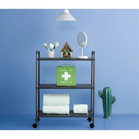 Three Shelf Wide Utility Storage Cart | Dorm Room Essentials From Target | POPSUGAR Home Photo 69