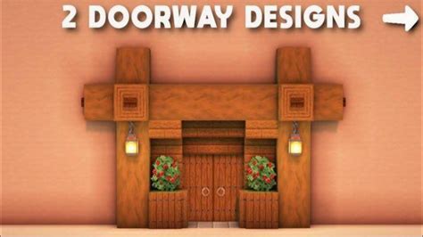 Minecraft doorway designs