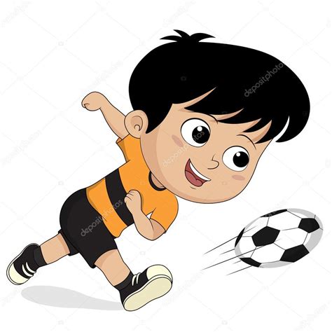 Cartoon soccer kids. Stock Vector Image by ©eempris.hotmail.com #119880384