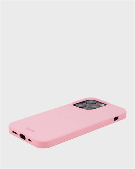 Phone Case Silicone Pink iPhone 15 Pro - Holdit