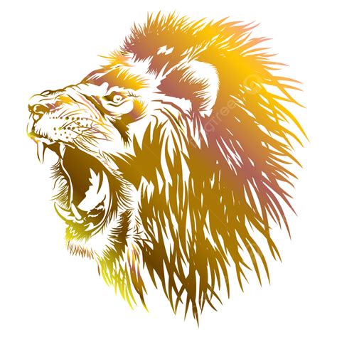 Roaring Lion Vector Png Transparent Png Kindpng | My XXX Hot Girl