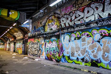 London Graffiti Tunnel – Hidden Art at Waterloo Station