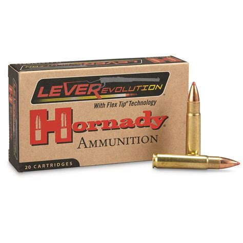 Hornady LEVERevolution, .35 Remington, FTX, 200 Grain, 20 Rounds - 109901, .35 Remington Ammo at ...