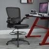 Costway Tall Office Chair Adjustable Height W/lumbar Support Flip Up Arms : Target