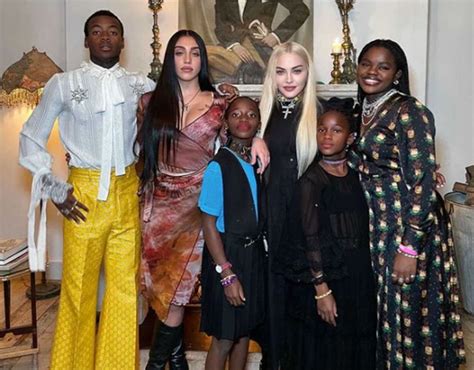 Madonna Celebrates Thanksgiving 2021 with Her 5 Kids