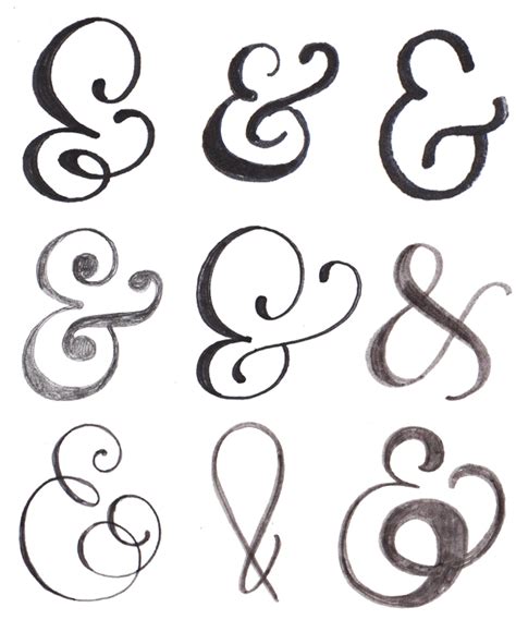 alisaburke: lettering with makewells: the art of the ampersand