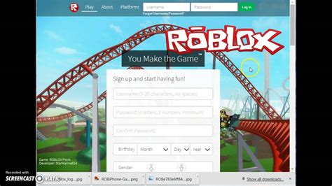 Roblox Sign Up Image