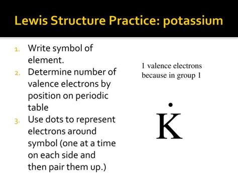 Potassium Valence Electrons | Potassium Valency (K) with Dot Diagram