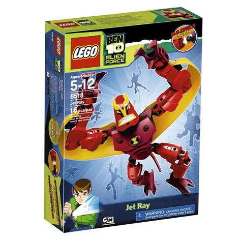 Amazon.com: LEGO Ben 10 Alien Force Jet Ray (8518): Toys & Games