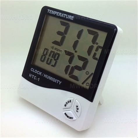 Jual Alat Pengukur Suhu Ruangan Kelembaban Termometer Temperature Hygrometer Digital terbatas ...