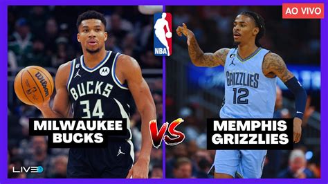 NBA AO VIVO - MILWAUKEE BUCKS x MEMPHIS GRIZZLIES l Giannis ...