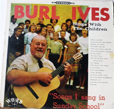 Songs I Sang in Sunday School by Burl Ives lp