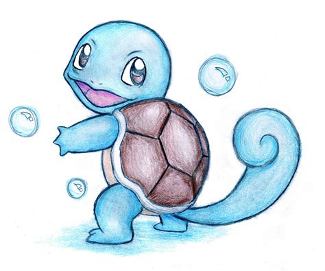 Pokémon Fan Art: Squirtle | Easy pokemon drawings, Pokemon painting, Pikachu drawing