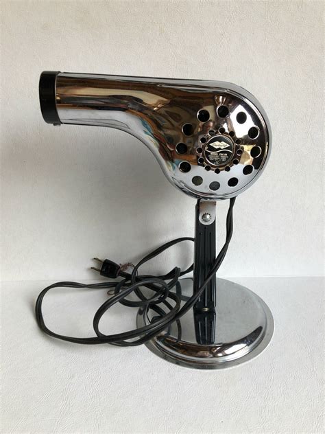 Vintage Hair Dryer-Charlescraft Electric Hair Dryer with Stand- Chrome ...