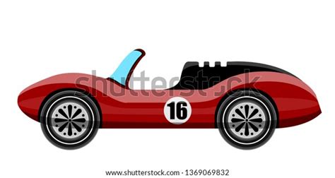 Side View Classic Racing Car Vector Stock Vector (Royalty Free ...