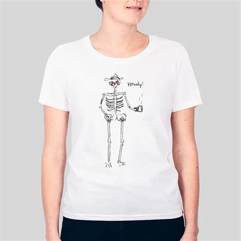 Howdy Ryan Trahan Merch Skeleton Shirt | Hotter Tees