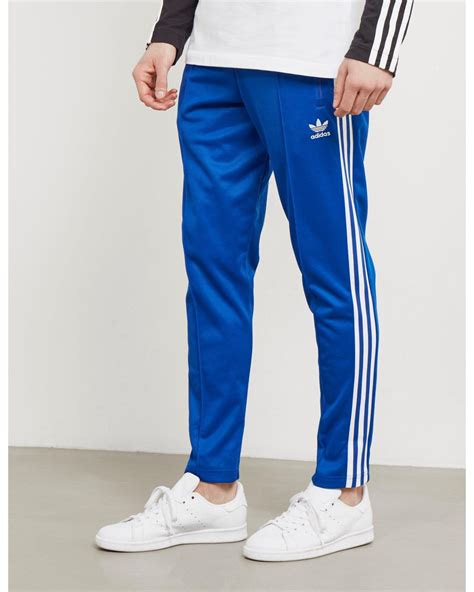 adidas Originals Mens Beckenbauer Cuffed Track Pants Royal Blue for Men | Lyst