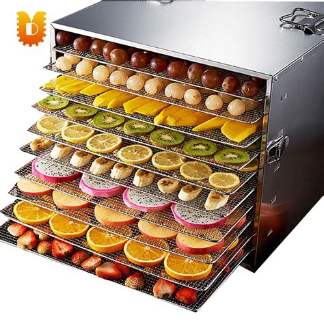 UDHG 10 fruit vegetable dehydrator/dryer fruit drying machine-in Dehydrators from Home ...