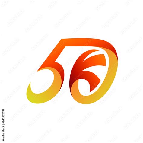 50k Logo, Anniversary Logo, Number 50 Logo Stock Vector | Adobe Stock