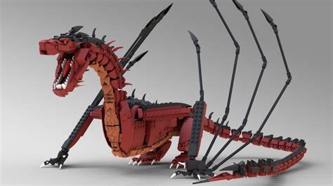 Smaug | Lego dragon, Lego projects, Lego creations