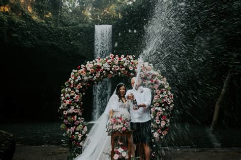 Wild Waterfall Intimate Wedding in Bali - Bali Moon Wedding