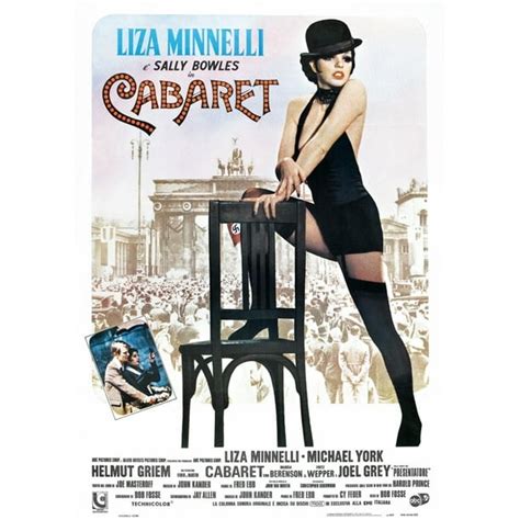 Cabaret Italian Poster Liza Minnelli Inset Photo: Michael York Liza ...