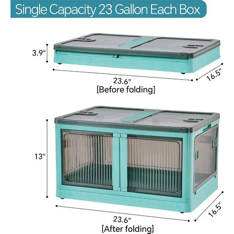 SpaceSaver® Stackable Storage Bins with Lids and Wheels