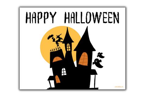 Happy Halloween Signs Printable