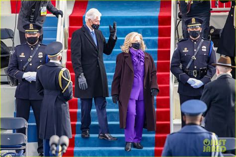 Barack Obama, Michelle Obama, Bill Clinton, & Hillary Clinton Arrive at Presidential ...