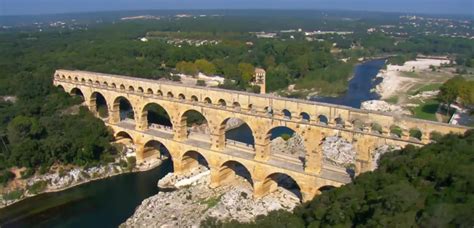 Vidéo : Le Pont du Gard vu du ciel ! | J'aime mon patrimoine