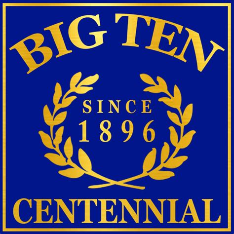 Big Ten Conference Logo - Anniversary Logo - NCAA Conferences (NCAA Conference) - Chris Creamer ...