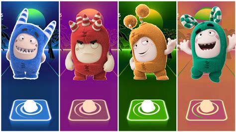 Oddbods Pogo 🆚 Oddbods Fuse 🆚 Oddbods Slick 🆚 Oddbods Zee. 🎶 Who Is Best? - YouTube