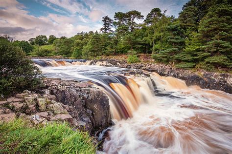 River Tees cascades over Low Force Photograph by David Head - Fine Art ...