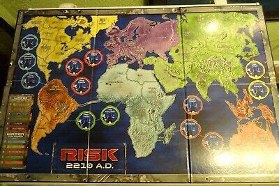 RISK 2210 A.D Strategy Board Only Game Parts | eBay